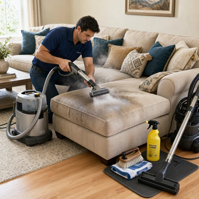 Professional Upholstery Cleaning 